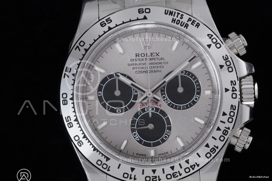 Edition Best 792 Dial 1:1 SmoothTexture Clean 904L DD 904L on SS Daytona Gray Bracelet 126509 0426